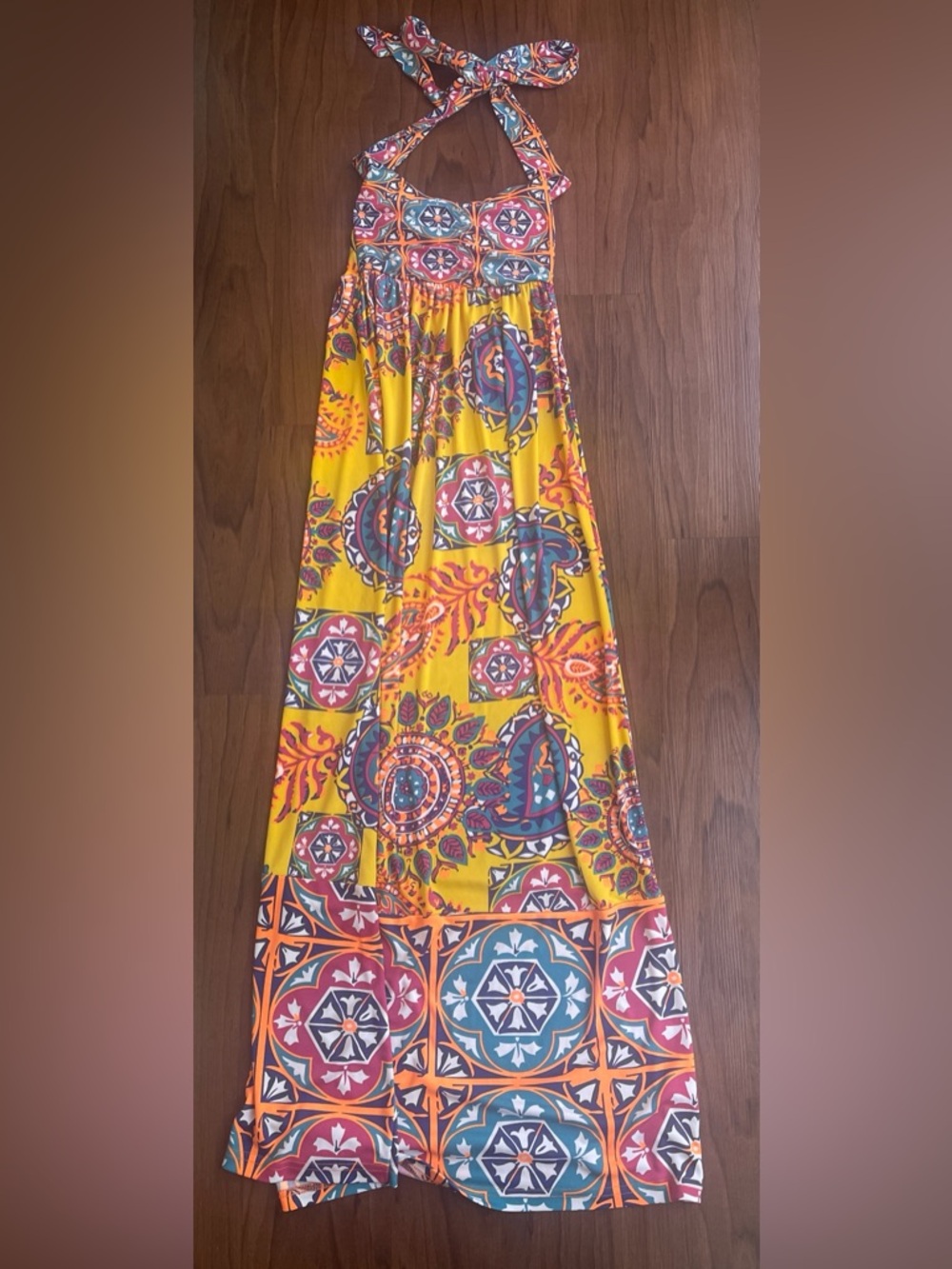 Tracy Negoshean Halter Neck Maxi Dress Size XS